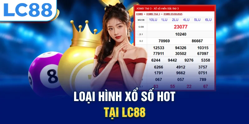 Loại hình xổ số hot tại lc88